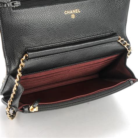 chanel caviar flap wallet price|CHANEL Caviar Quilted Wallet on Chain WOC Black.